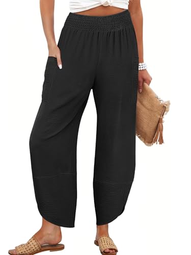 Women’s Wide-Leg Palazzo Capri Pants, 43% Price Drop, 19.XX 👖