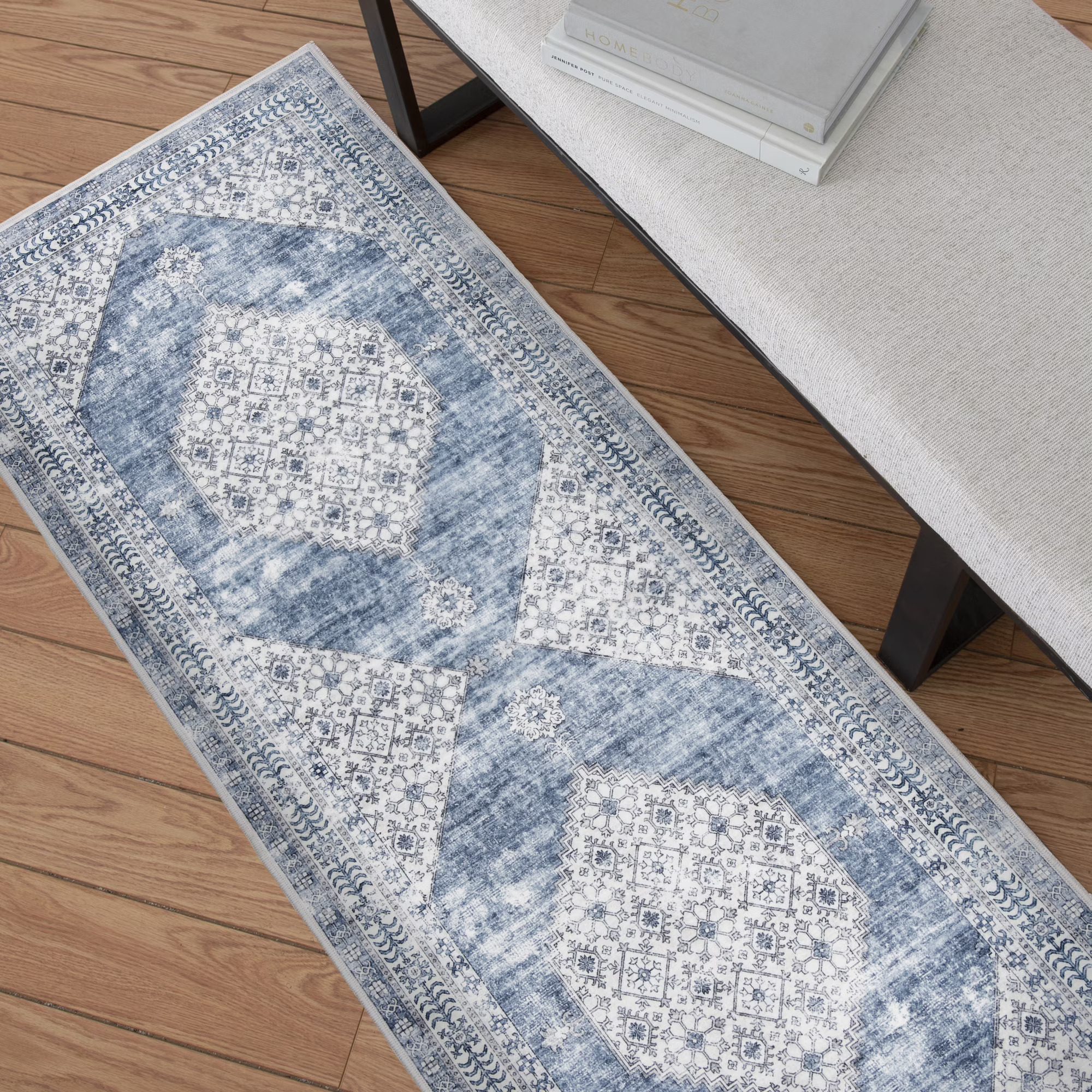 Home Decor Collection Blue Persian Runner Rug, 15.XX 🧿