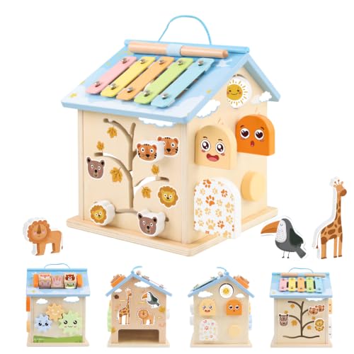 Wooden Montessori Activity Cube, 50% Off Code, 14.XX 🧸