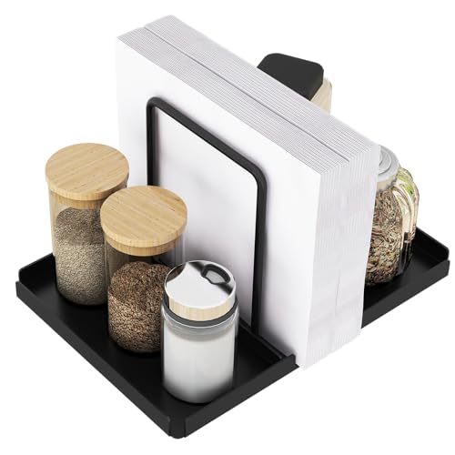 Black Metal Napkin Holder Caddy, 50% Price Drop, 8.XX 🧂