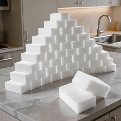 50-Pack Melamine Cleaning Pads, 50% Off Code, 9.XX 🧽
