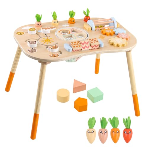 Wooden Montessori Activity Table, 50% Off Code, 15.XX 🧩