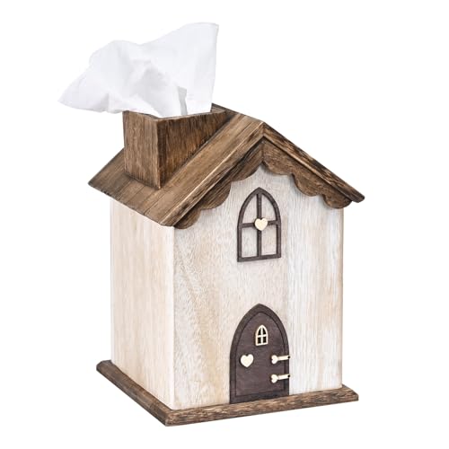Farmhouse Wooden Tissue Box Cover, 21.XX 🏠