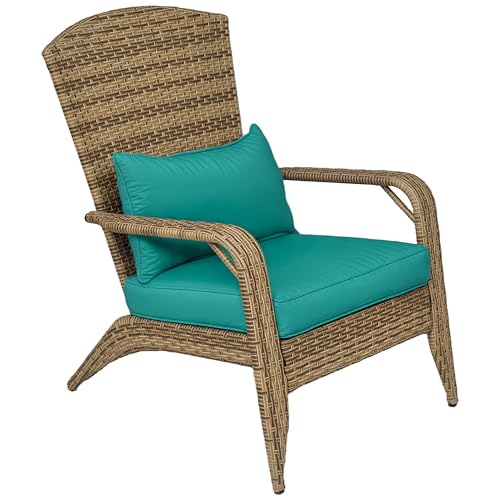 Outsunny Patio Wicker Adirondack Chair, Price Drop, 74.XX 🪑