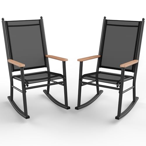 2-Pack Outdoor Patio Rocking Chairs, Price Drop, 104.XX 🪑
