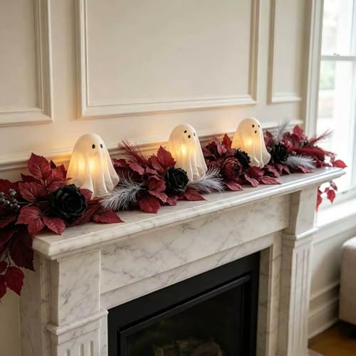 6FT Light-Up Ghost Halloween Garland, 50% Off Code, 19.XX 👻