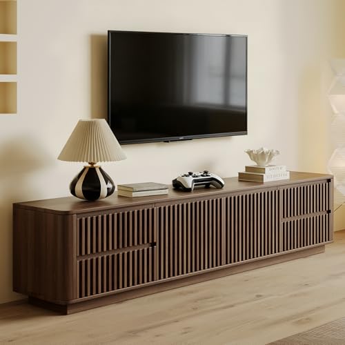 86.61-Inch Mid-Century Modern TV Stand, Code, 359.XX 📺