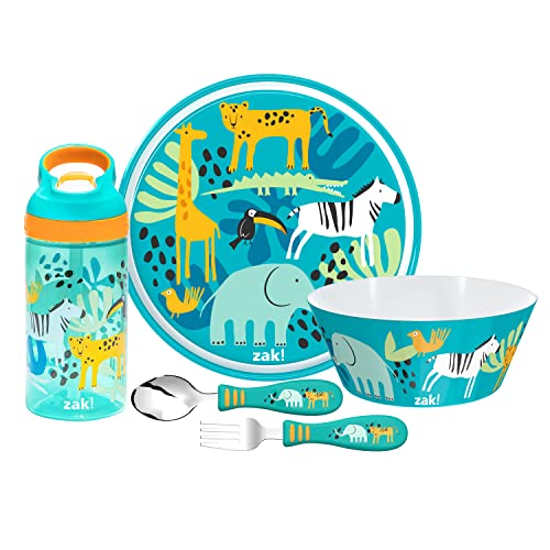 Zak Designs 5-Piece Safari Dinnerware Set, 45% Price Drop, 14.XX 🦁