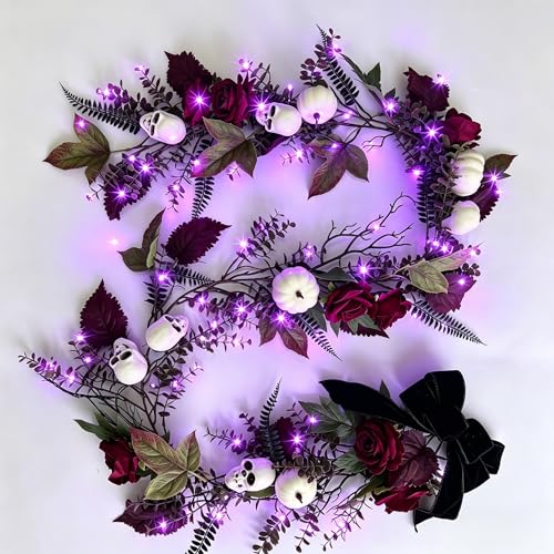 6FT Gothic Halloween Garland, 50% Off Code, 19.XX 💜