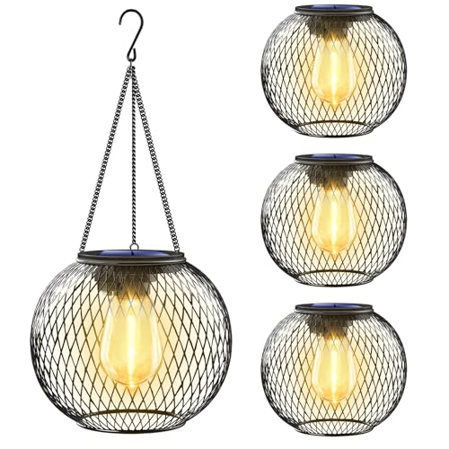 TomCare Solar Hanging Lanterns, 4-Pack, 45% Price Drop, 21.XX 🏮