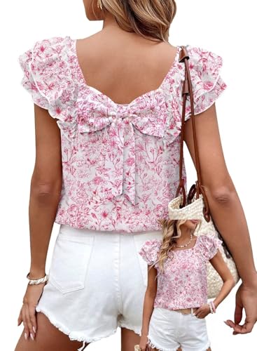 Women’s Bow-Tie Back Babydoll Top, 45% Price Drop, 22.XX 🎀