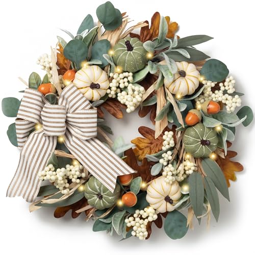 Valery Madelyn LED Fall Wreath, 50% Price Drop, 19.XX 🍂