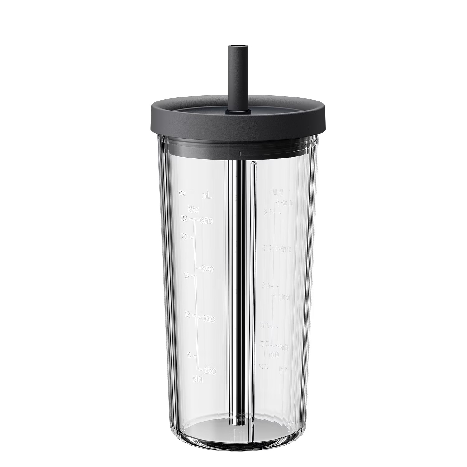 Thyme & Table 25 oz Blender to-Go Cup with Smart Seal Lid, Slate Grey